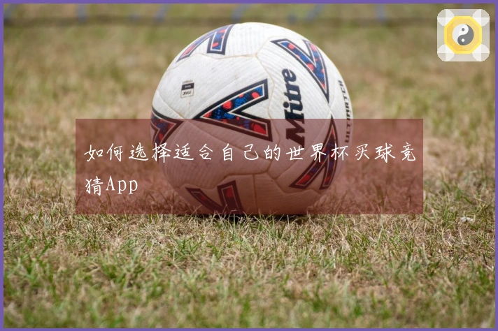 如何选择适合自己的世界杯买球竞猜App